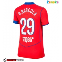 Ženske Nogometnih dresov Paris Saint-Germain Bradley Barcola #29 Tretji 2025-26 Kratki rokavi